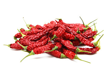 Image showing red dried chilli isolated