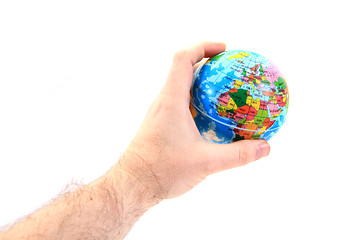 Image showing earth in the human hands