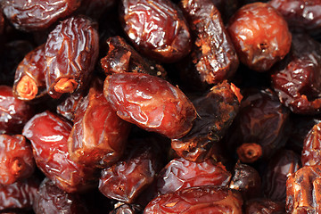 Image showing dried dates fruit background