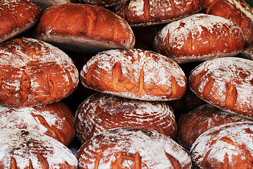 Image showing fresh bread background