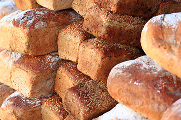 Image showing fresh bread background