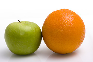 Image showing Apple and Orange