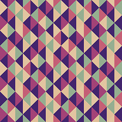 Image showing Geometric triangles background. Mosaic. 