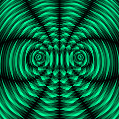 Image showing Abstract swirl background. Pattern with optical illusion. 