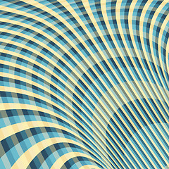 Image showing Abstract swirl background. Pattern with optical illusion. 