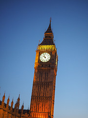 Image showing Big Ben in London