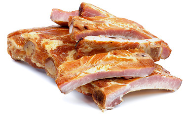 Image showing Smoked Pork Ribs