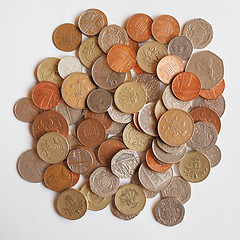 Image showing Pound coins