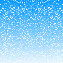 Image showing Abstract Christmas background with snowflakes. 