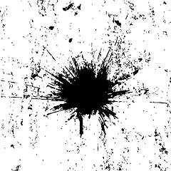 Image showing Brush blot vector on white  background. illustration.