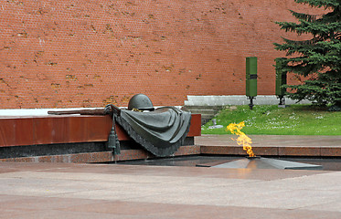 Image showing Eternal Flame, Tomb Of The Unknown Soldier to Moscow. Kremlin, R