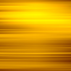 Image showing Gold waves background. Metal plate with reflected light. 