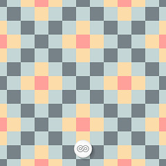 Image showing Seamless geometric background. Mosaic. 