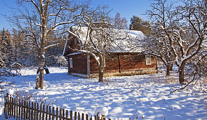 Image showing the wooden house 