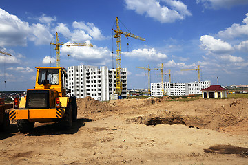 Image showing construction of the new house  