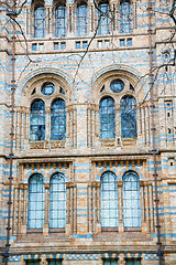 Image showing old construction in london englan europe brick  wall and window 