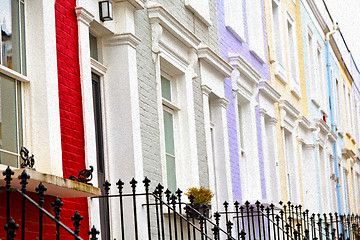 Image showing notting   hill  area  in london england old suburban and antique