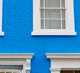 Image showing notting hill in london england old suburban and antique     wall