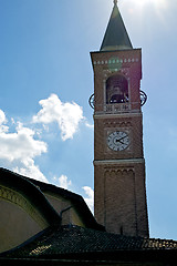 Image showing  sunny day    milan   old abstract in  sun light