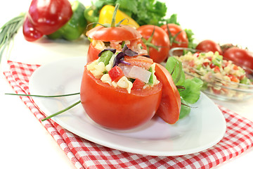 Image showing stuffed tomatoes