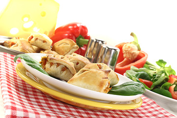 Image showing Puff pastry with cheese filling