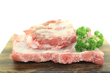 Image showing Beef spare ribs with parsley