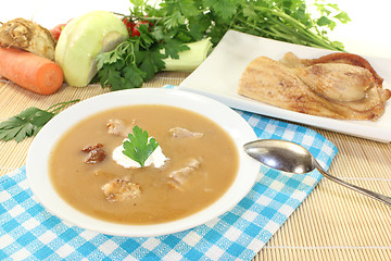 Image showing fresh Duck soup