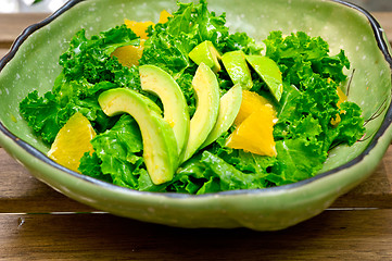 Image showing fresh avocado salad 