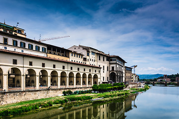 Image showing Riverside in Florence