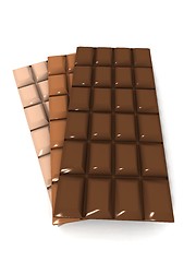 Image showing chocolate boards