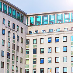 Image showing windows in the city of london home and office   skyscraper  buil