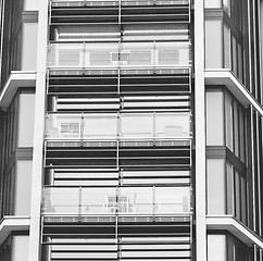 Image showing windows in the city of london home and office   skyscraper  buil