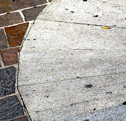 Image showing busto arsizio  abstract   pavement of a curch and m 