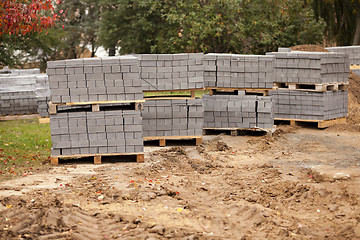 Image showing paving slabs 