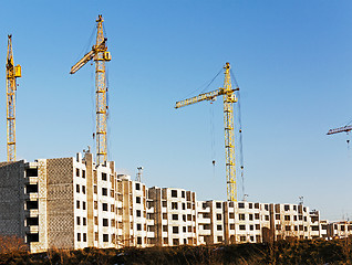 Image showing construction of the new house 