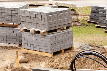 Image showing paving slabs  