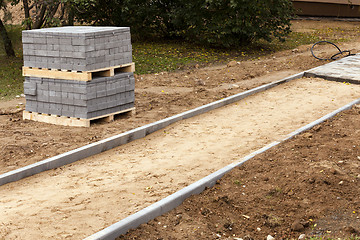 Image showing paving slabs  