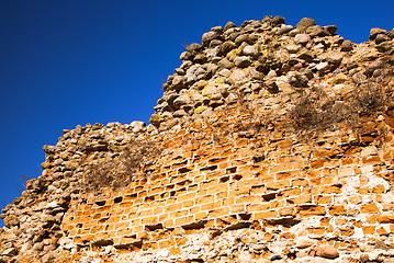 Image showing wall ruins  