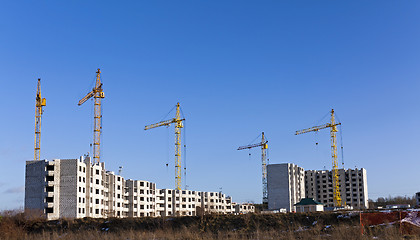 Image showing construction of the new building  