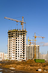 Image showing construction of the new house 