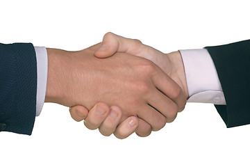 Image showing Corporate Handshake Coseup