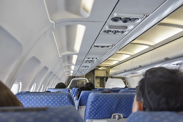 Image showing Airplane Passenger Cabin