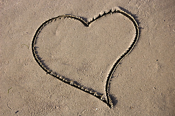 Image showing Sand Heart