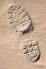 Image showing Shoeprint