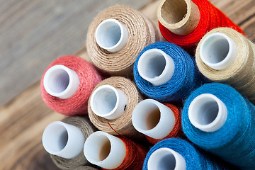 Image showing spools of thread