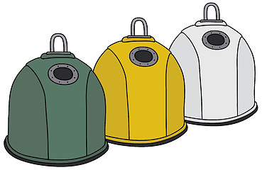 Image showing Recycling containers