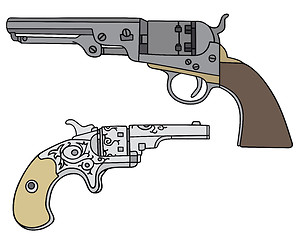 Image showing Wild West revolvers