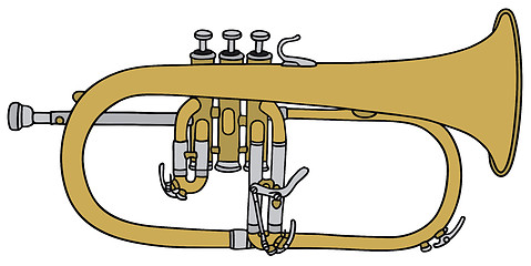 Image showing Classic trumpet