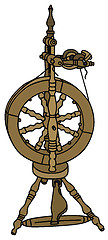 Image showing Spinning wheel