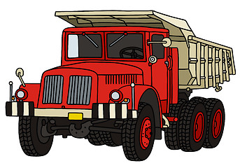 Image showing Old dumper truck